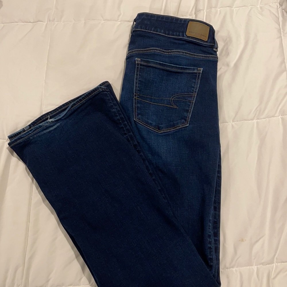 American Eagle Hi Rise Artist Flare Jeans